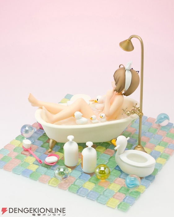 このフィギュアはたまたまロリなだけだ！ 入浴中の“猫宮のの”はなんと泡が……？