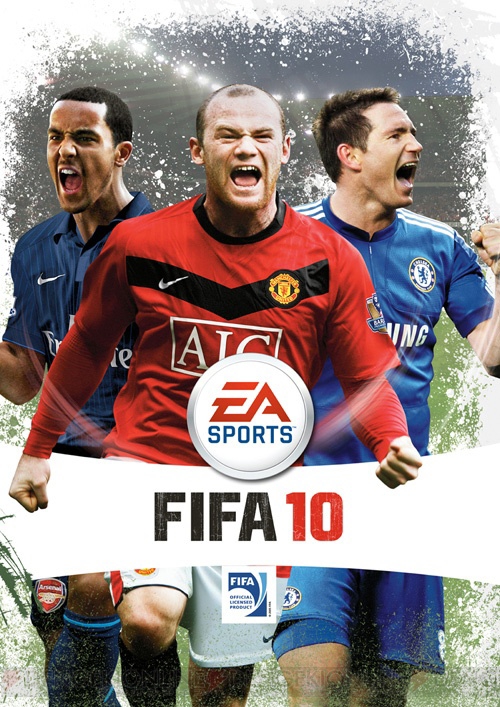 『FIFA 10』のカバーにルーニー、ウォルコット、ランパードが！