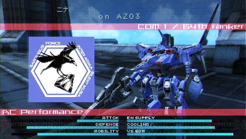 PSP版『アーマード・コア ラストレイヴン』に電ホビのAZシリーズ3機が参戦！