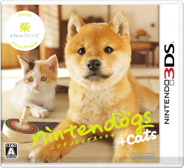 顔を近付けるとペロペロされる！ 3DS『nintendogs＋cats』は2月26日に発売!!