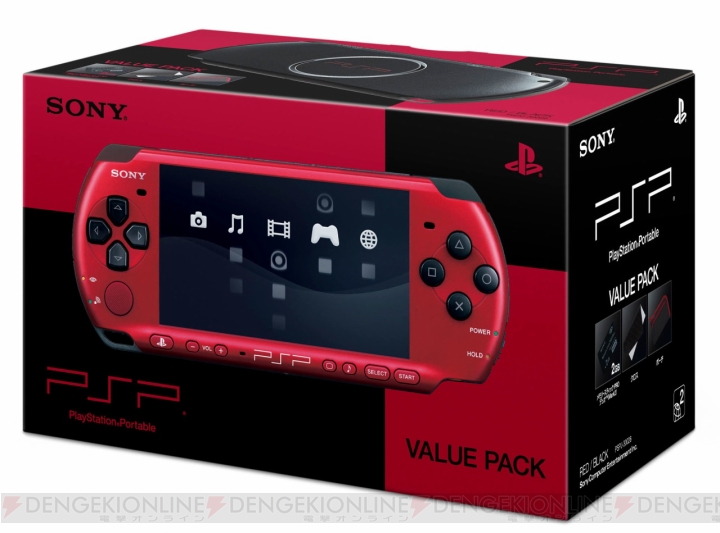 PSP-3000のバリューパック『レッド/ブラック』が11月22日に再販！ 価格は14,800円（税込）