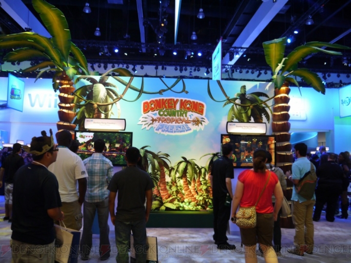 Wii U『ドンキーコング トロピカルフリーズ』E3プレイレビュー！ シェイクとKONGに夢中になれる美しきゴリラゲー【E3 2013】