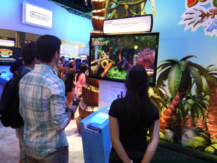 Wii U『ドンキーコング トロピカルフリーズ』E3プレイレビュー！ シェイクとKONGに夢中になれる美しきゴリラゲー【E3 2013】