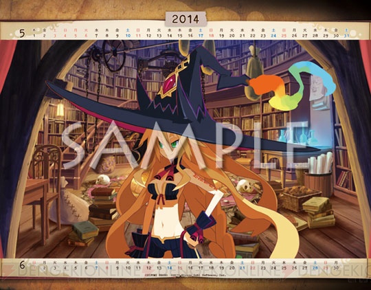 『ディスガイア』『魔女百』『神パラ』のイラストとともに2014年を過ごそう――卓上カレンダーが10月26日に発売