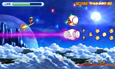 3DSダウンロードソフト『SKYPEACE』が4月9日より配信開始！ 大空を飛び回ってコインを集めるハイスピードアクション