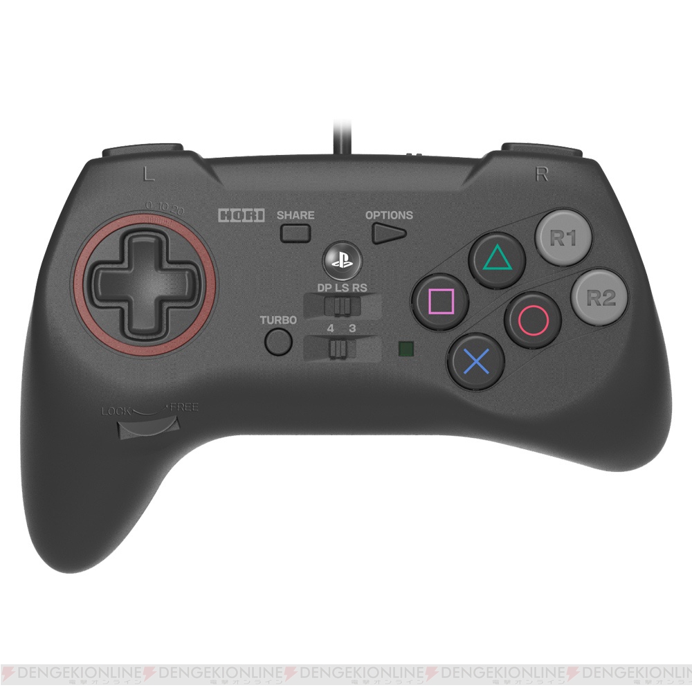 電撃 - PS4/PS3両対応『ファイティングコマンダー4』が6月12日に発売！ 斜め入力の範囲選択や格ゲー向きの6ボタン配置などを採用
