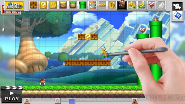 『スーパーマリオブラザーズ』のステージエディットができるWii U『Mario Maker（マリオメーカー）（仮称）』が2015年発売【E3 2014】