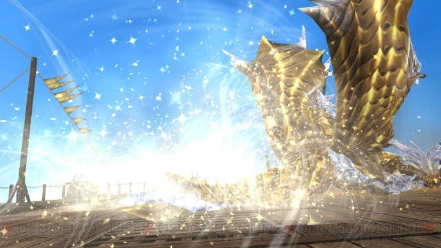 『MHF-G』の新モンスター・金塵龍（きんじんりゅう）“ガルバダオラ”が公開！ 『閃の軌跡II』とのコラボも決定