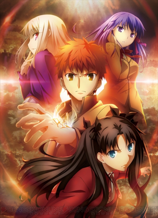 TVアニメ『Fate/stay night』では“Unlimited Blade Works（遠坂凛ルート）”が展開。1期は10月4日から、2期は2015年4月放送開始