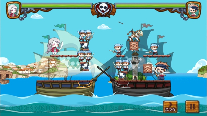 SLG『どっかーん海賊団』最速レビュー！ 立ち塞がる海賊たちに勝利し海賊王を目指す