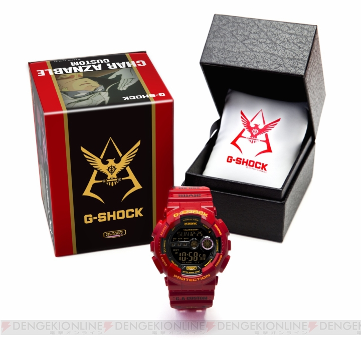 『ガンダム』35周年を記念したコラボ腕時計『シャア専用 G-SHOCK』の予約受付がスタート