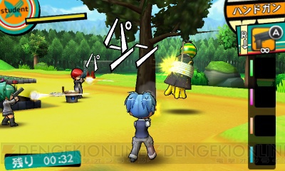 3DS『暗殺教室』のゲームシステムを紹介。メインキャラクター4名の立ち絵も到着