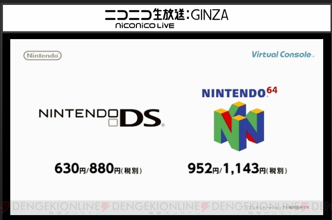 【速報】Wii U用バーチャルコンソールにDSとNintendo64のソフトが登場