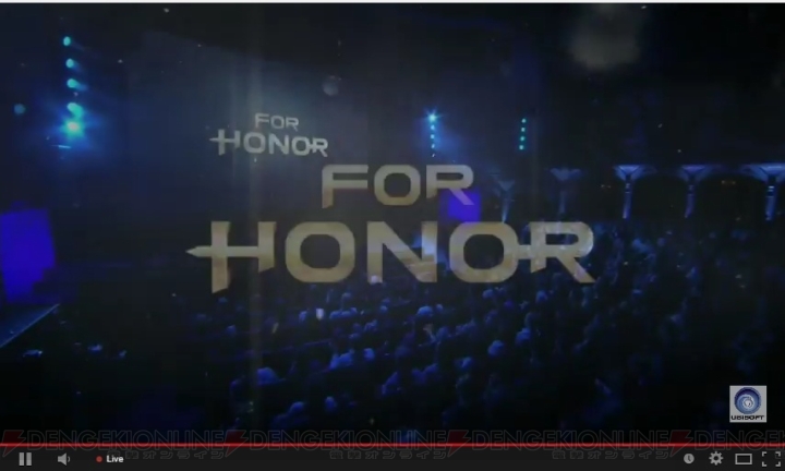 ユービーアイが新作『FOR HONOR』を発表【E3 2015】