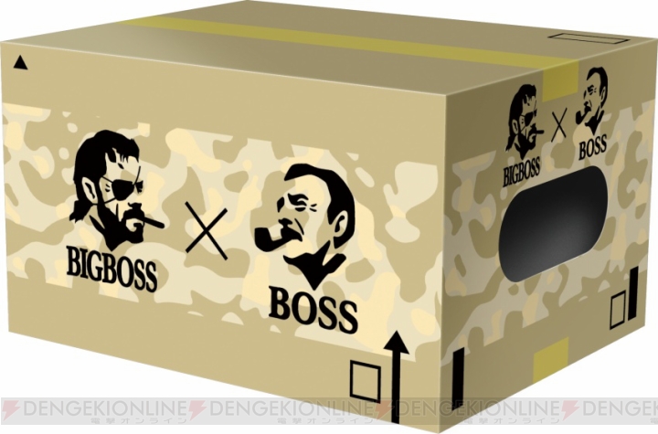 『MGSV：TPP』BIGBOSSと缶コーヒーBOSSのコラボ収納BOXをイオンでもらえる