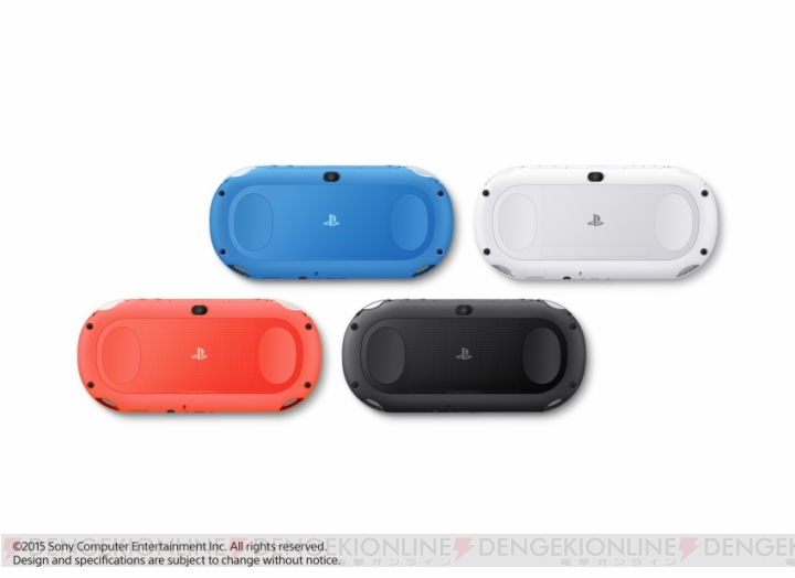 PS Vita新色アクア・ブルー、ネオン・オレンジ、グレイシャー・ホワイトが9月17日に発売
