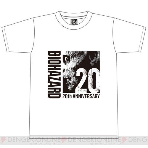 『バイオハザード』20周年を記念したANNIVERSARYマークのTシャツが3月22日に発売