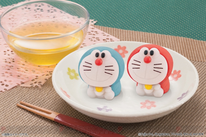 ドラえもん、ミニドラえもんが和菓子になって登場。 『食べマス ドラえもん』が4月30日に発売