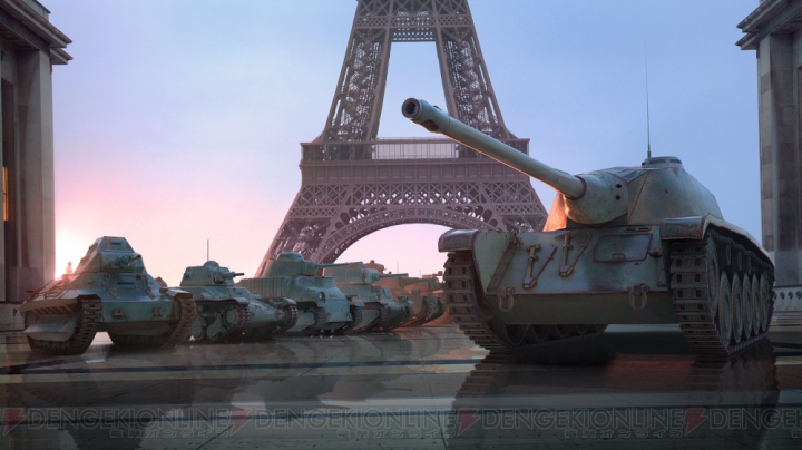 PS4版『WoT』にフランス車輌が44輌＆フランスツリーが追加。2つの新マップも登場