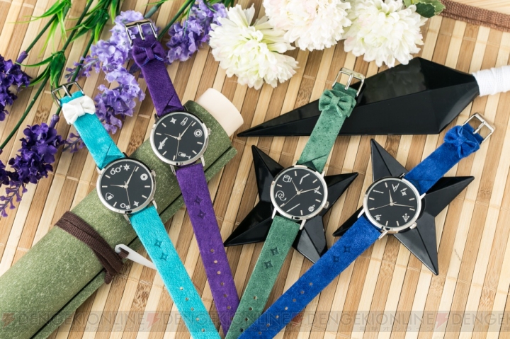『忍たま乱太郎』各学年の制服の色に合わせた腕時計とスニーカーが登場。7月31日まで受注予約が実施中