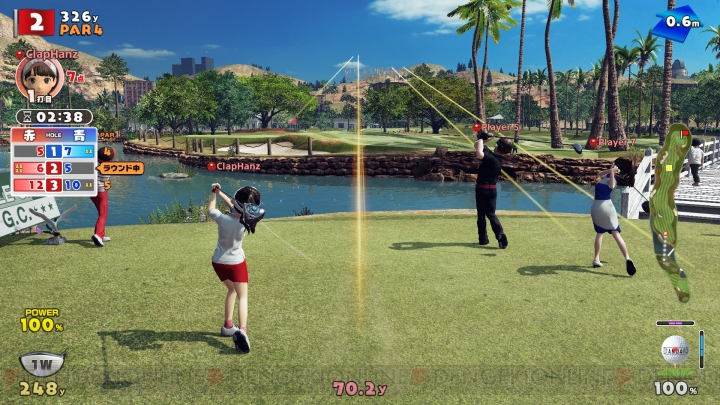 『New みんなのGOLF』のチーム戦がアツい！ ゴルフゲームの新境地をいち早く体験【TGS2016】