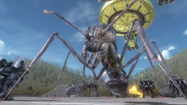 『地球防衛軍5』の敵は異星人。昆虫型だけでなく人型ロボット（？）もEDF基地を襲う