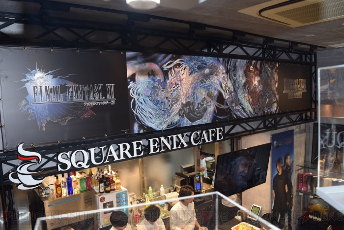 スクウェア・エニックス カフェの『FFXV』コラボメニューや店内の様子を紹介。扇子など限定グッズも多数登場