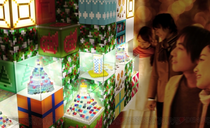 子どもたちが『マインクラフト』でデザインしたクリスマスツリーが渋谷を明るく照らす。華やかなツリーは必見