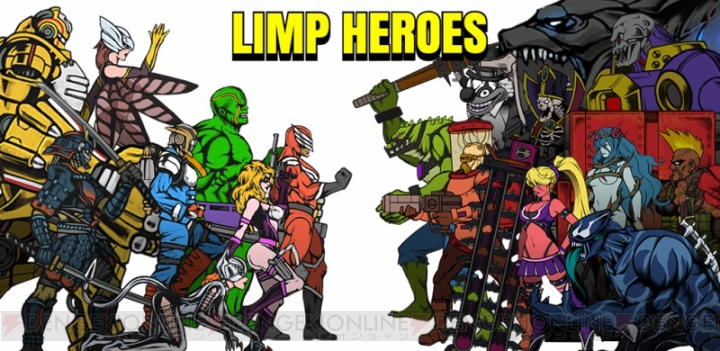 ボディーは無敵だが、頭は弱い。『LIMP HEROES』に新ヒーロー＆最強ヴィラン軍団が追加