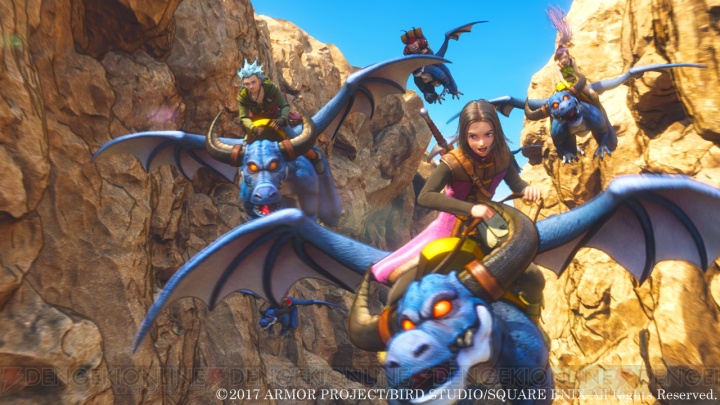 『ドラゴンクエストXI』ではモンスターに乗って壁を越えたり、空を飛んだりできる