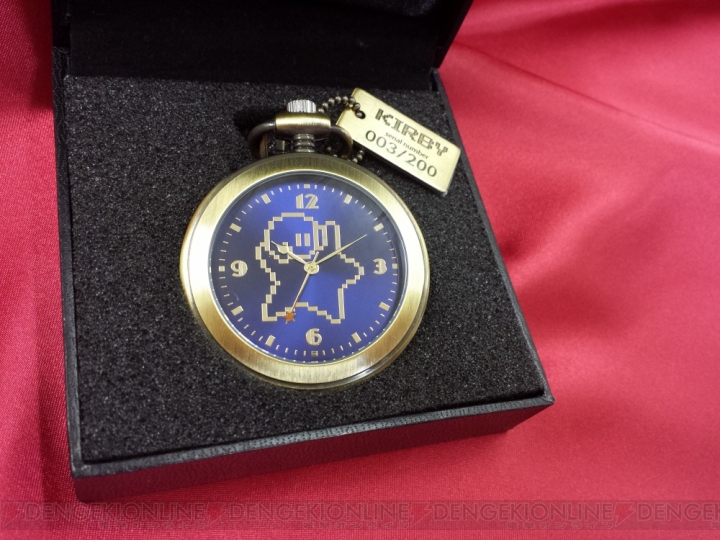 『星のカービィ』25周年を記念した懐中時計が登場。ワープスターに乗ったカービィがデザイン