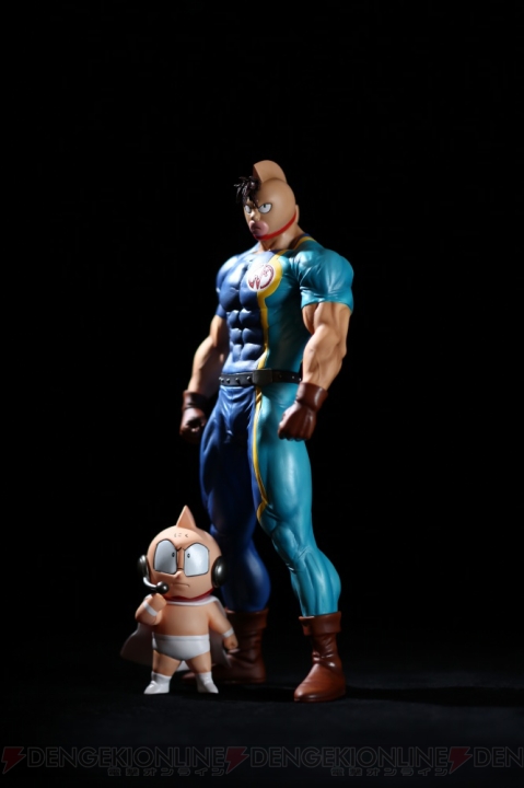 『キン肉マン2世』のキン肉万太郎がフィギュアで登場。骨格などこだわりの筋肉を表現