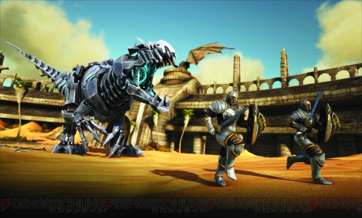 【電撃PS】『ARK： Survival Evolved』恐竜などに囲まれてサバイバル生活！ 大型生物も手なずけて仲間に！