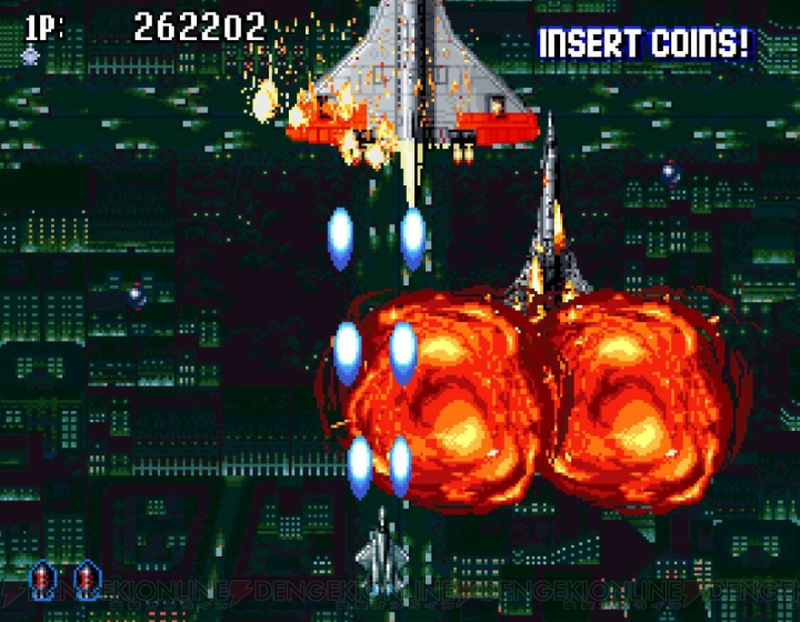 縦スクロールSTG『アケアカNEOGEO ソニックウィングス2』8月3日より配信。マルチエンディングを搭載