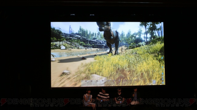 『ARK：Survival Evolved』ステージをレポート。波乱続きの実機プレイの結末は!?