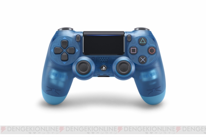 PS4用コントローラーの新色スケルトンモデル3色とスチール・ブラック、ミッドナイト・ブルーの5色が発売