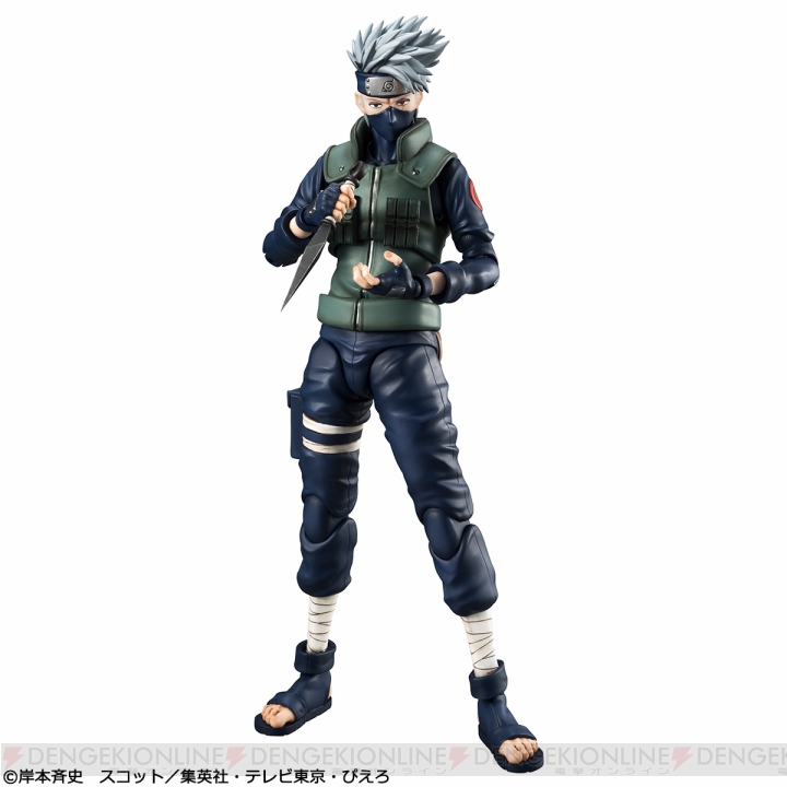 『NARUTO』カカシのアクションフィギュアが予約受付開始。理想のポージングができる