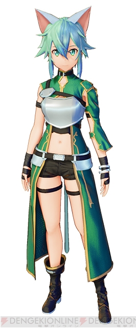 PS4「SAO フェイタルバレット」で使えるキリト衣装、シノン衣装が 