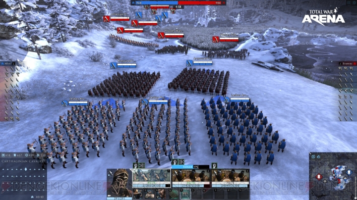 『Total War： ARENA』オープンβテスト開始。新勢力“カルタゴ”の司令官はハンニバルとハスドルバル