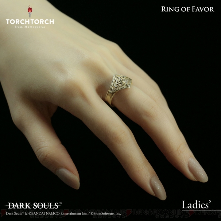『ダークソウル』寵愛の指輪がアクセサリーとして登場。年代を経たような品格の漂うデザインを再現