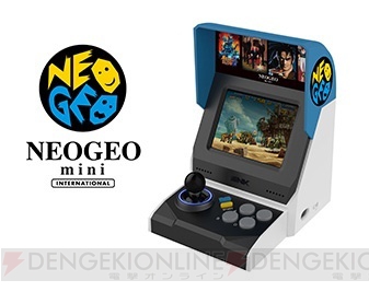 『NEOGEO mini』は今夏発売。外部コントローラーの接続端子が搭載されHDMI端子でTV出力できる