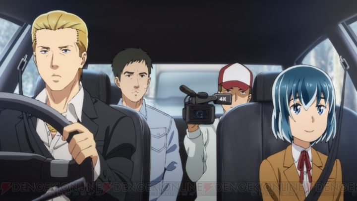 TVアニメ『ヒナまつり』第11話で新田は“武闘派ヤクザ”としてTVの取材を受ける