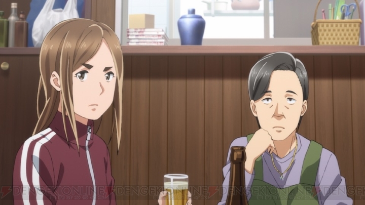 TVアニメ『ヒナまつり』第11話で新田は“武闘派ヤクザ”としてTVの取材を受ける