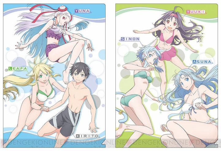 『劇場版 SAO』海水浴を楽しむキリトやアスナの描き下ろしグッズが発売