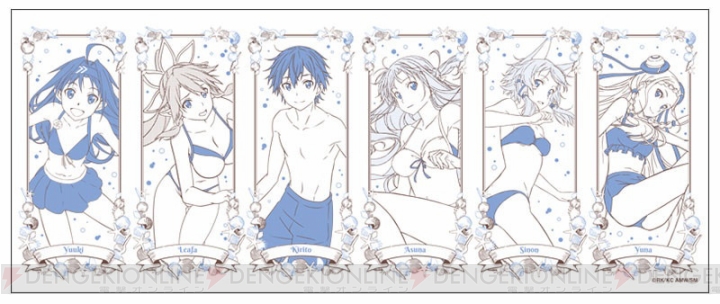 『劇場版 SAO』海水浴を楽しむキリトやアスナの描き下ろしグッズが発売