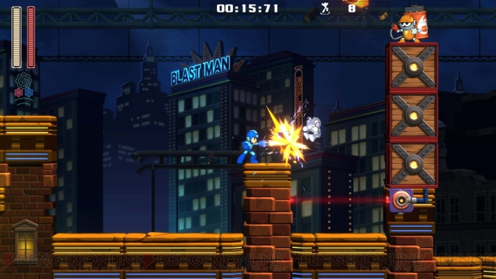 『ロックマン11』ボスキャラ“ブラストマン”は爆弾が武器。倒すと“チェインブラスト”が手に入る