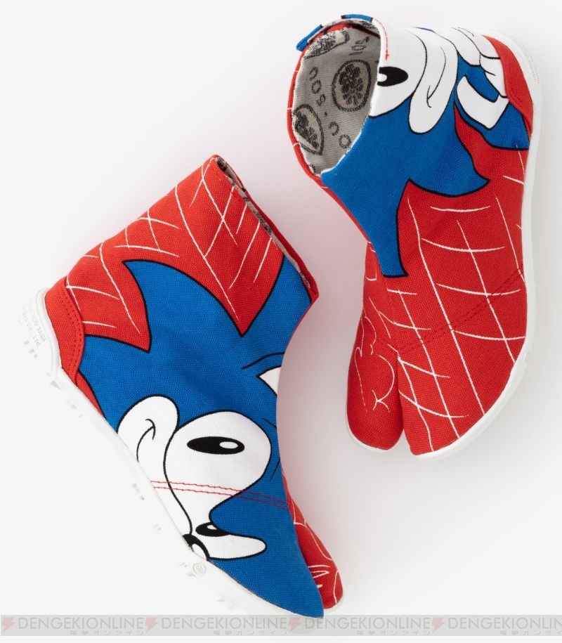 セガゲームス×立命館大学の産学連携プロジェクトで『ソニック』のコラボ足袋が発売決定 