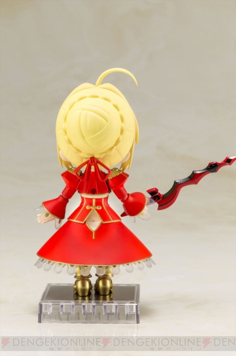 『Fate/EXTRA LE』セイバーのキューポッシュが登場。裾にこだわった真紅のドレスを緻密な造形で再現