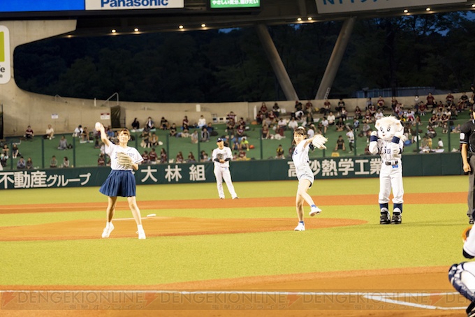 『アニマエール！』井澤美香子さんと楠木ともりさんが始球式に挑戦。埼玉西武ライオンズコラボデーのレポ到着
