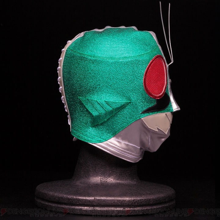 『仮面ライダー』1号のプロレスマスクが登場。初代タイガーマスク専属職人・中村之洋さんが制作を担当